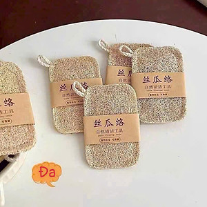 Miếng Rửa Chén Xơ Mướp Khô Chống Dầu Mỡ, Bọt Biển Tự Nhiên, Dễ Dàng Làm Sạch Bát Dĩa - HÀNG CHÍNH HÃNG MINIIN