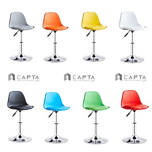 Ghế đảo bếp có lưng tựa chân tăng giảm chiều cao cho quầy giao dịch kỹ thuật viên HCM CB2201-1P
