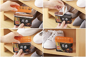 Hộp Khử Mùi Than Hoạt Tính Chuyên Dụng Cho Tủ Giày - Nội Địa Nhật Bản
