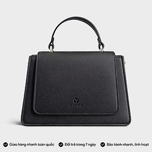 Túi Yuumy ( Thời trang nữ nắp gập phối quai xách size 20 - Túi đeo chéo da Seasand YN128 )