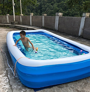 Bể bơi trơn siêu to khổng lồ kích thước 3m88 