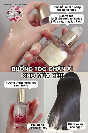 Dầu Dưỡng Tóc Tinh Chất Hoa Hồng Hương Nước Hoa Weilaiya 40ml