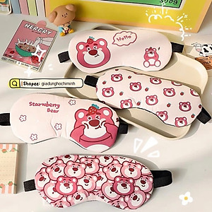Tấm Che Bịt Mắt Có Túi Gel Làm Mát Giảm Căng Thẳng Kích thước 19x10 cm- Giao ngẫu nhiên
