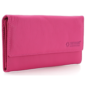 Combo Ví Và Thắt Lưng Nữ Huy Hoàng HT3128-HT5132 (22.5 x 11.5 cm) - Hồng