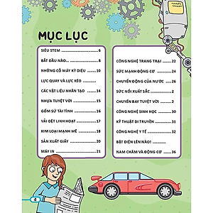 Sách Học Và Thực Hành Stem Đơn Giản - Công Nghệ - Kiến Thức Kèm Bài Tập Bổ Trợ!