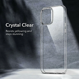 Ốp lưng dẻo silicon trong suốt cho iPhone 12 Pro Max hiệu Ultra Thin (siêu mỏng 0.6mm, chống trầy, chống bụi) - Hàng nhập khẩu