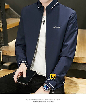 Áo Khoác Big Size Áo Khoác Dù Nam Có Cổ Trụ Chống Nắng Chống Nóng Chống Lạnh Chống Gió 2 Lớp Phối Logo Sọt Thời Trang Nam Tính Hàn Quốc Giá Tốt AD70 