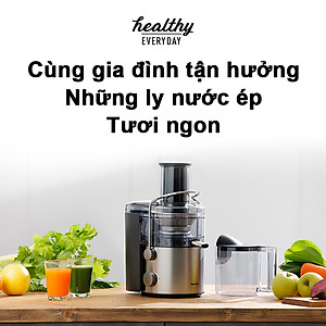 Máy ép trái cây Panasonic MJ-CB600SRA- Ép nhanh, nghiền kiệt với mâm xay 100% kim loại - Công suất 1000W- Dung tích 2.0L - Vệ sinh bằng máy rửa bát - Hàng chính hãng