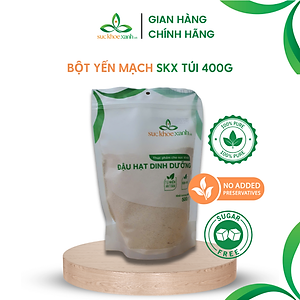 Bột yến mạch nguyên chất Sức Khỏe Xanh, Túi 400gr