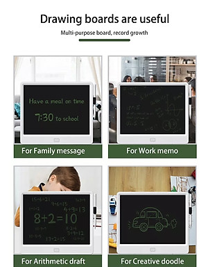 Bảng Vẽ Điện Tử LCD Drawing Board Dành Cho Các Bé Sáng Tạo Ngay Từ Bé, Được Trang Bị Khóa Chống Thất Lạc - Hàng Chính Hãng