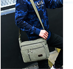 Túi đeo chéo nam vải canvas cao cấp phong cách mới