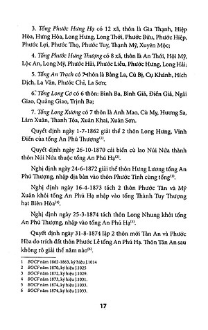 Sách Địa Chí Hành Chính Các Tỉnh Nam Kỳ Thời Pháp Thuộc (1859 - 1954)