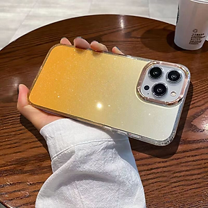 Ốp lưng chống sốc cho iPhone 14 Pro / 14 Pro Max / 12 Pro Max hiệu Likgus Luxury Gradient trang bị viền Camera ánh kim sang trọng , chống sốc chống va đập - Hàng nhập khẩu