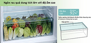 Tủ lạnh Hitachi Inverter 540 lít R-FW690PGV7 GBK