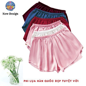 Quần Đùi Nữ Mặc Nhà Chất vải Lụa Hàn Quốc ,Mịn ,Mặc Mát, Hàng Thiết kế Cao Cấp (45-65kg)  Nhiều Màu New design  QA0003
