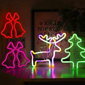 Đèn LED Neon Trang Trí KUNBE Treo Tường Decor Phòng Làm Việc, Phòng Ngủ, Sự Kiện Đa Dạng Kiểu Dáng Màu Sắc