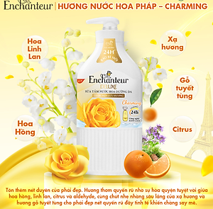 Sữa Tắm Nước Hoa Enchanteur Charming 650g