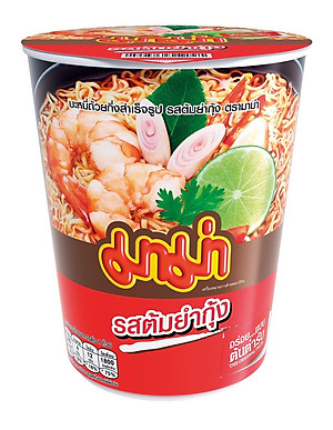 THÙNG 36 LY - MÌ LY MAMA HƯƠNG TÔM YUM CHUA CAY 60G