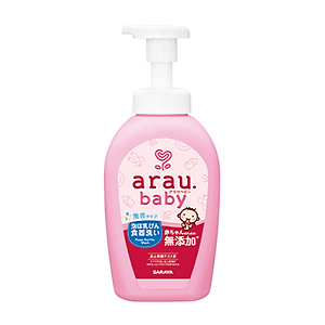 Combo Nước rửa bình thảo mộc cho bé Arau Baby Bình 500ml + Túi 450ml