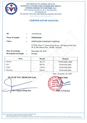 Thức ăn Cá Bột, Cá Thủy Sinh GREENABC - Protein 40 giúp tăng size, tăng màu - Hộp 200g