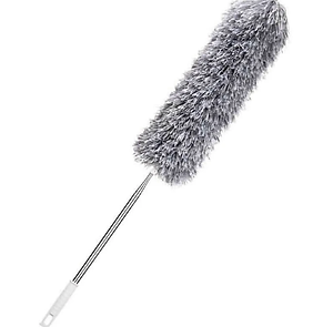 Chổi quét trần nhà KG12S gấp gọn, lau bụi, quét nhà thông minh, đa năng cán dài inox rút gọn gập được 90 độ kéo ra 3m - Hàng chính hãng