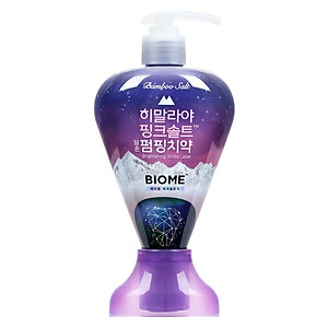 Kem đánh răng Muối Hồng Himalaya Pink Salt BioMe Pumping Hàn Quốc 285g