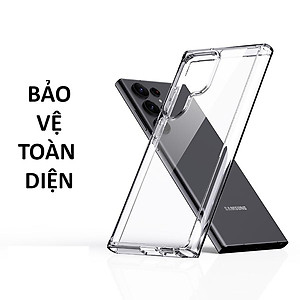 Ốp lưng chống sốc trong suốt cho Samsung Galaxy S24 / Galaxy S24 Plus / S24 Ultra Likgus Crashproof giúp chống chịu mọi va đập- Hàng nhập khẩu