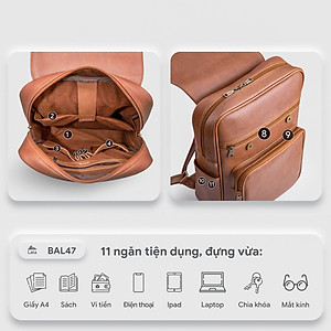 Balo Lata ( Thời trang nam cao cấp - Balo da BAL47 )