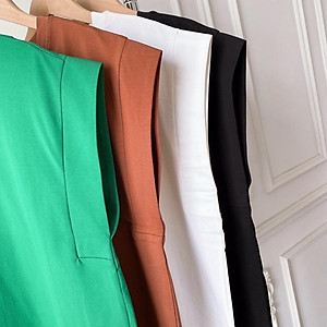 Áo cánh dơi cộc tay cotton cổ tròn, co giãn, rộng