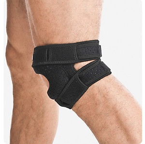 Đai bảo vệ đầu gối đệm kép chuyên nghiệp AOLIKES A-7927 thoáng khí, hấp thụ sốc, đa năng cho mọi hoạt động