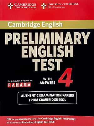 Cambridge Preliminary English Test 4 Student's Book with Answers