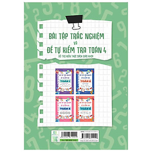 Sách: Combo Bài Tập Trắc Nghiệm Và Tự Kiểm Tra Toán Lớp 4 + Rèn Kĩ Năng Học Tốt Toán Lớp 4