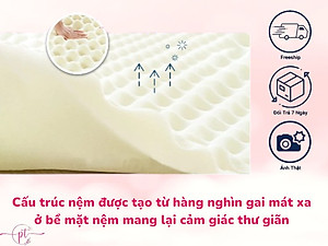 Nệm Cao Su Non Massage America Dày 3cm Kích Thước 80cm/1m/1m2/1m4/1m6/1m8 Tặng Kèm Áo Bảo Vệ Nệm