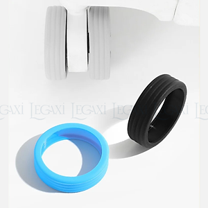Bộ 8 Bọc Cao Su Bánh Xe Vali Silicone Bảo Vệ Giảm Tiếng Ồn, Chống Mài Mòn Cho Vali Hành Lý Phụ Kiện