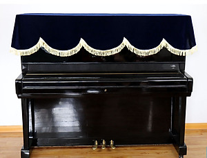 khăn phủ đàn piano chất nhung mịn siêu đẹp