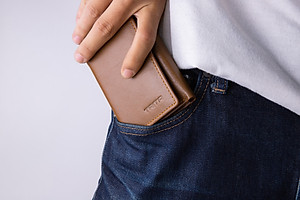 Ví nam da bò Trita ( Thời trang nam cao cấp - Ví da RVN03 )