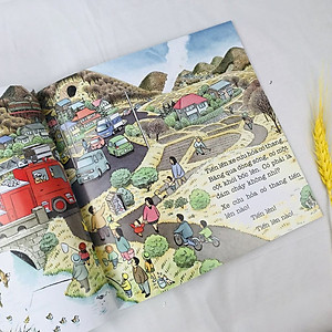 Sách Ehon - Tiến Lên Xe Cứu Hỏa (Tái Bản 2020)