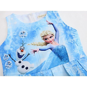 Đầm Bé Gái Elsa đầm công chúa dự tiệc đầm tết cho bé gái Cao Cấp siêu đẹp