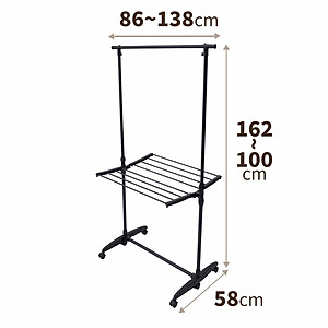 Giá Phơi Quần Áo Bằng Thép Không Gỉ PSBK-06 TENMA, Dễ Dàng Tháo Lắp, Gấp Gọn Và Điều Chỉnh
