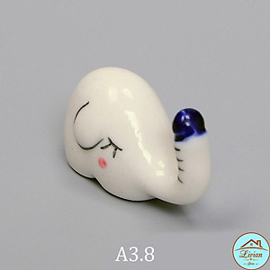 Gác đũa bàn ăn bằng sứ hình chú voi xinh- vịt con- gấu trúc xinh xắn – phụ kiện bàn ăn 