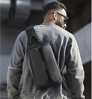 Túi đeo chéo đeo ngực nam cao cấp phong cách châu âu