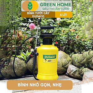 Bình Tưới Cây Dudaco, GreenHome, 4 Lít, Phun Xa 2 Chế Độ, Bơm Nhẹ Tay, Tưới Cây Phun Sương, Bền, Đẹp