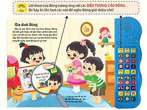 Sách - Sách âm thanh - Bé học nói Phiên bản đặc biệt với 30 nút bấm cho bé 0 - 6 tuổi - Đinh Tị Books