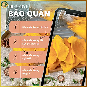 Xoài Sấy Dẻo Tân Lộc Phát Túi 50g Trái Cây Sấy Ăn Vặt Yêu Thích