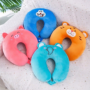 Gối kê cổ chữ,  Gối tựa cổ bông đi máy bay Ô tô du lịch Chống Mỏi Cổ Làm Việc Văn Phòng Hay Đi Du Lịch - Giao ngẫu nhiên