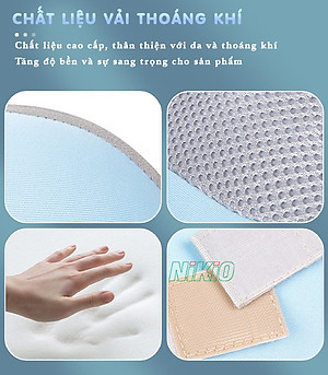 Gối Massage Hồng Ngoại, Mát Xa Cổ Vai Gáy Nikio NK-135DC - Xoa Bóp Chuyên Sâu, Hỗ Trợ Cải Thiện Đau Mỏi Nhanh, Pin Sạc Tiện Lợi