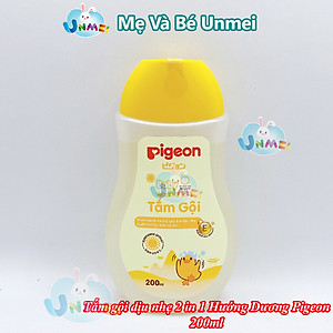 Sữa Tắm Gội Pigeon 2 Trong 1 Tinh Chất Hoa Hướng Dương Dành Cho Da Nhạy Cảm (200ml)