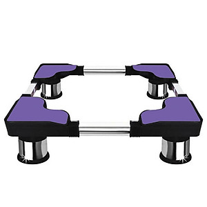 Kệ chân đế máy giặt tủ lạnh inox cao cấp 45-61cm