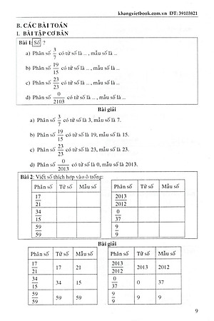 Sách Bồi Dưỡng Học Sinh Giỏi Toán Lớp 5 Theo Chuyên Đề Phân Số - Tỉ Số