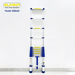 Thang nhôm rút gọn SUMIKA SKB440 - Chiều cao tối đa 4,4m, chiều cao rút gọn 0,92m, tải trọng 300kg